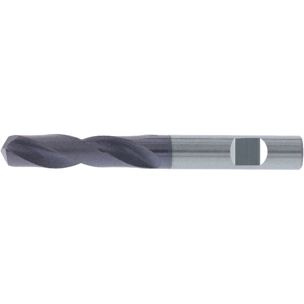 FORTIS Spiralbohrer VHM TiALN Typ UNI Schaft HB 3xD 4,8mm