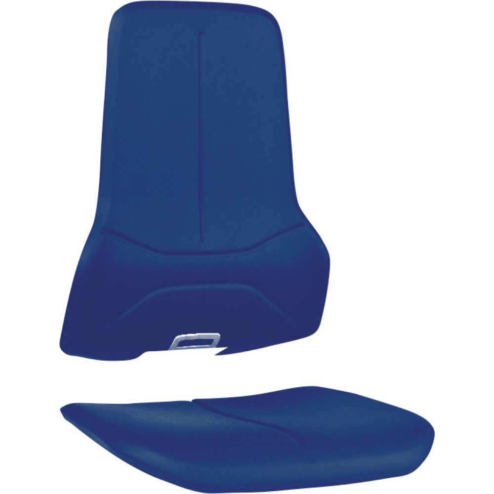 Polsterelement blau Stoff