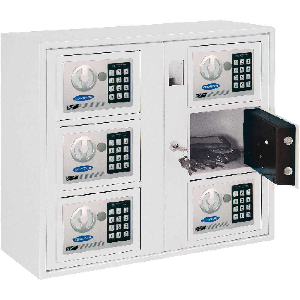 T05380 Keysystem 6 EL Elektronikschloss Weiss