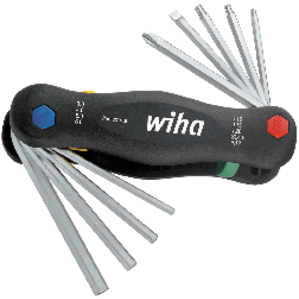 Wiha Handklapphalter PocketStar mit universeller Bestückung 9-teilig