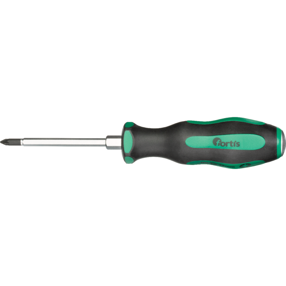 FORTIS Schraubendreher 6-kant PZ2x100mm Schlagkappe