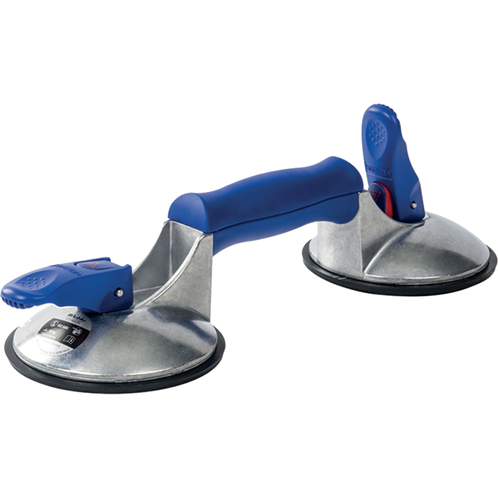 Saugheber 2-Kopf Aluminium-Körper 60kg