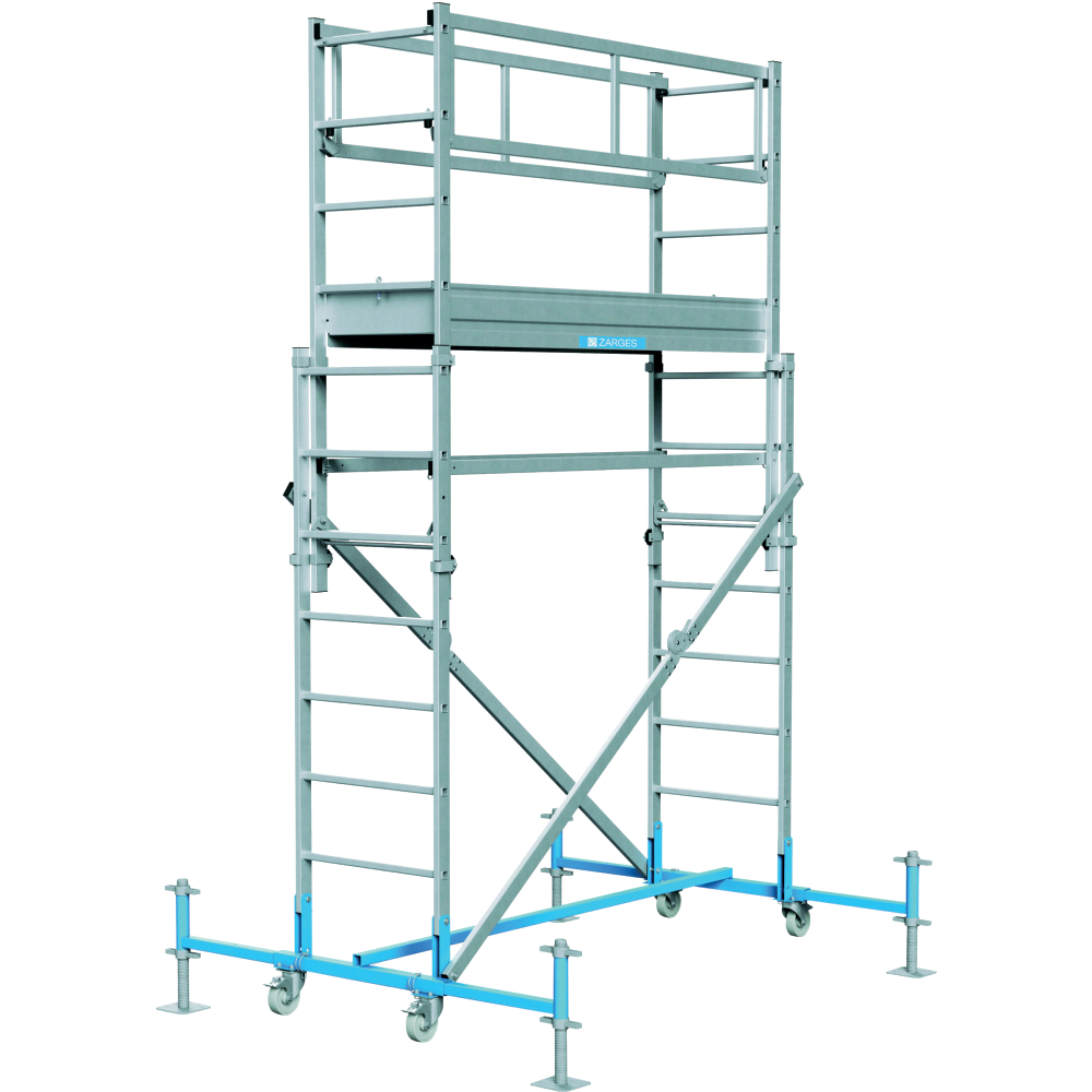 Zarges Variomaster T - Plattform, 2,50 x 0,60 m Plattformhöhe 3,58m,