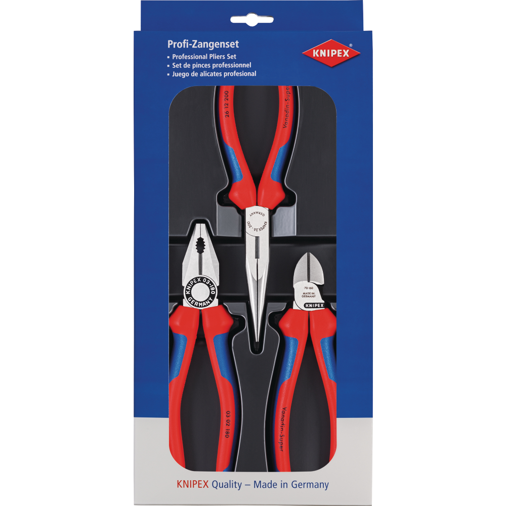 KNIPEX Montage-Zangen-Set 3-tlg.