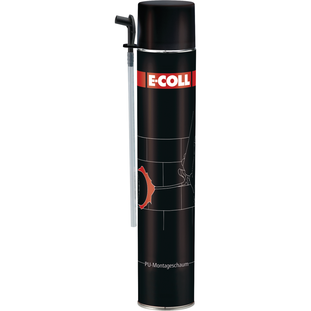 E-COLL PU-Montageschaum B2 750ml (MDI-haltig)