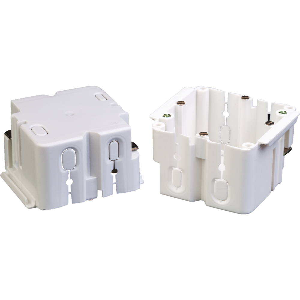 Einbaudose 1-fach F 45mm für Brüstungskanal BR70