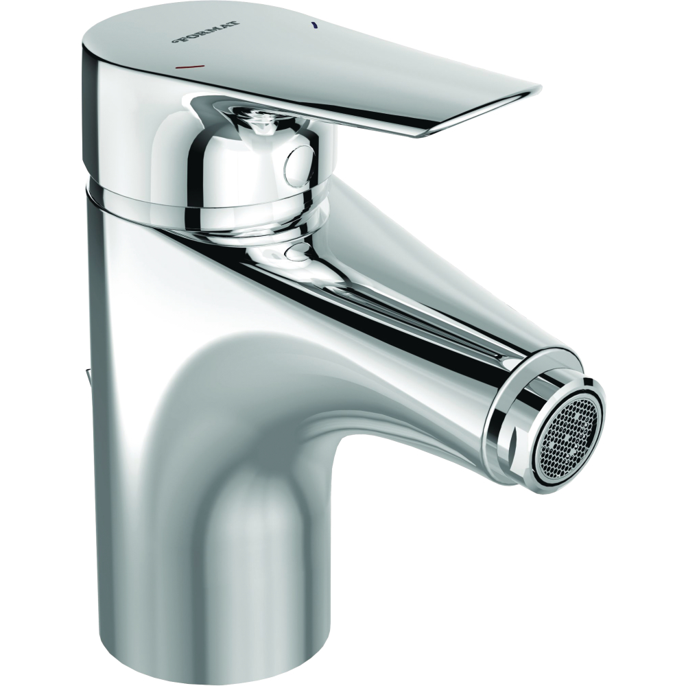 FORMAT Pro Bidet-Einhebelmischer chrom, mit Ablaufgarnitur