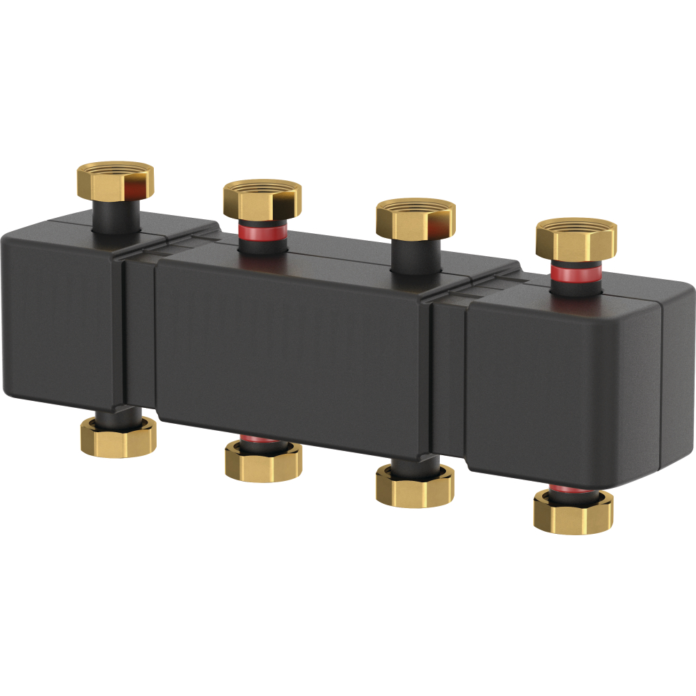 FORMAT Therm Verteilerbalken bis 2-3 HK bis 70kW, mit EPP-Isolierung