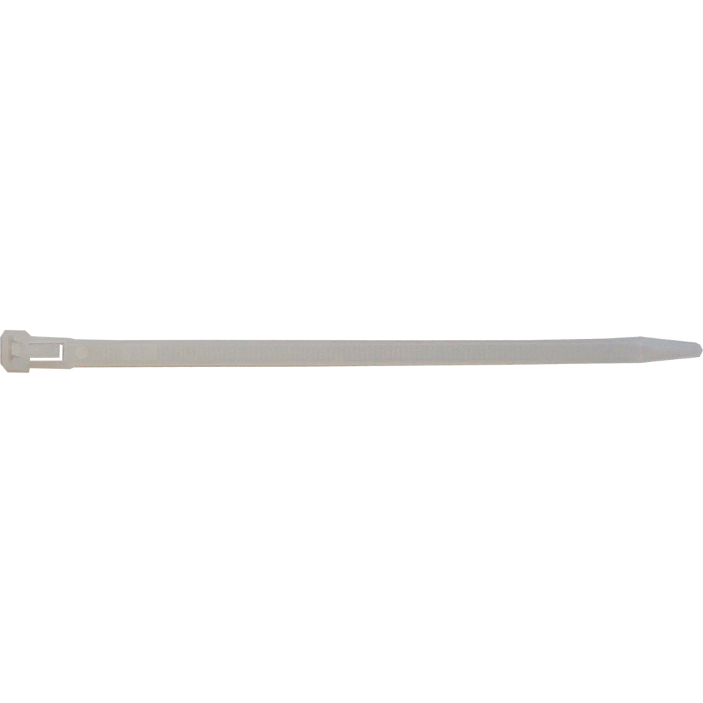 Kabelbinder 250x7,5mm natur wiederlösbar