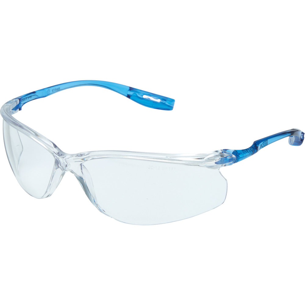 3M CCS Schutzbrille AS,AF PC, klar, Rahmen blau