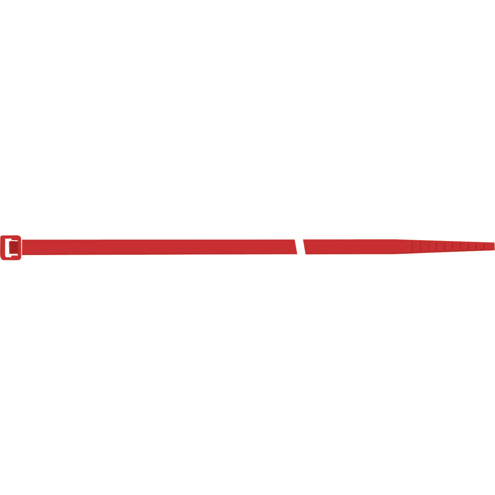 Kabelbinder Nylon rot 140x3,5mm a100 Stück SapiSelco