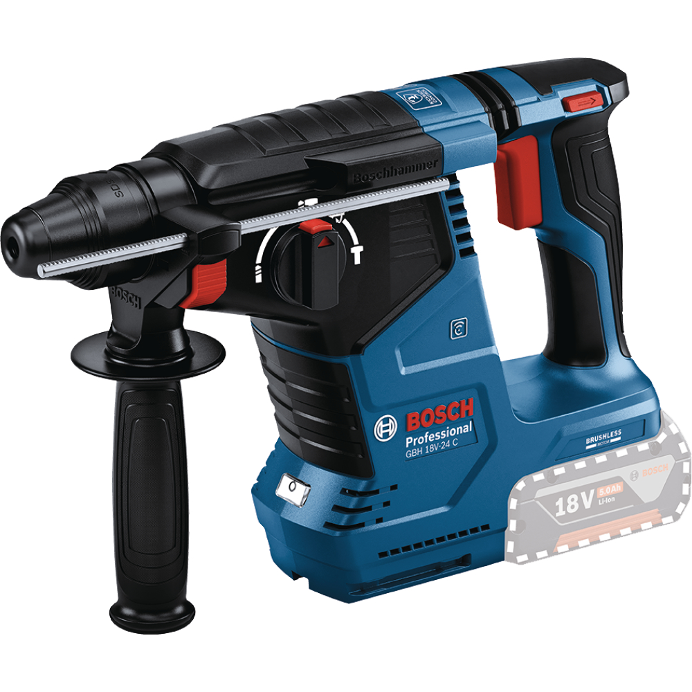 Bosch Akku-Bohrhammer 18V SDS plus c&g GBH 18V-24 C mit L-BOXX