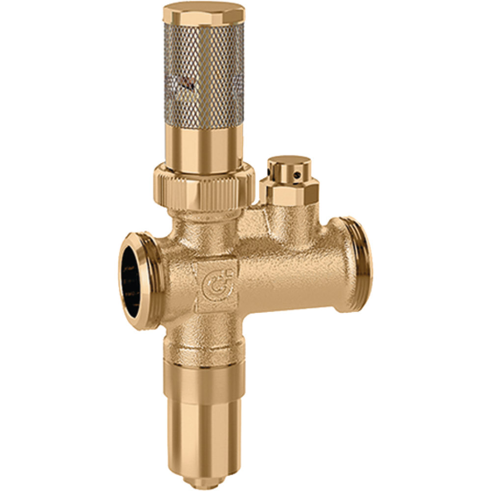 Caleffi Frostschutzventil 1", Messing m. Außenluftfühler