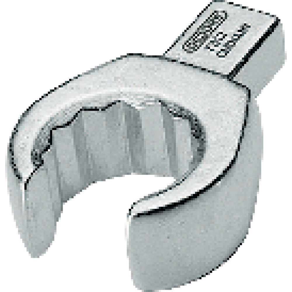 Einsteck-Ringschl. offen 10mm 9x12mm 4kt. GEDORE