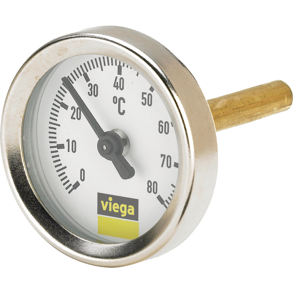 Viega Easytop Thermometer 0-80°C Mod. 1026.6