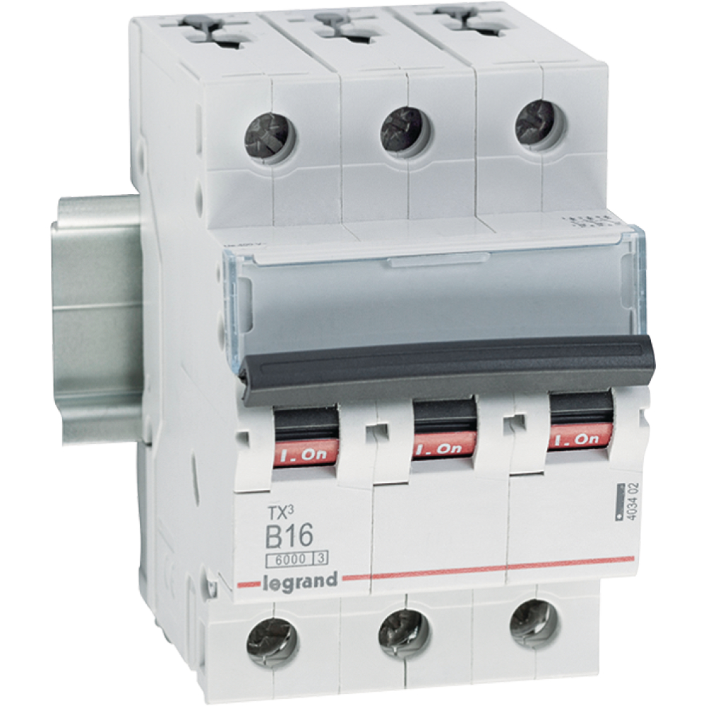 Legrand Leitungsschutzs. TX³ B-Charak. 16A 3-pol.