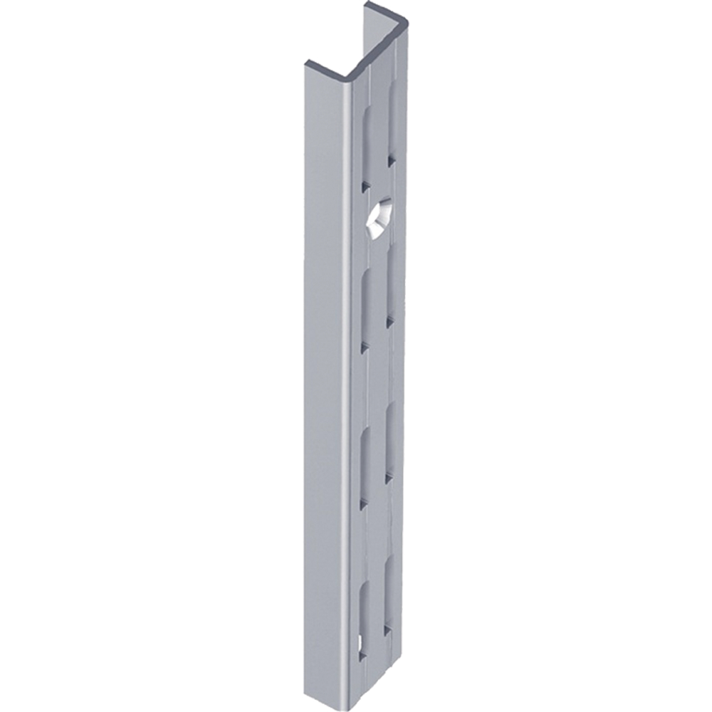 Wandschiene 2000mm weiß 2-reihig, 2 Schienen