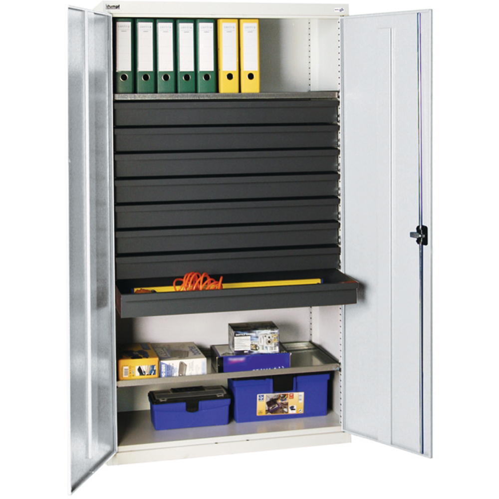 Materialschrank 3000 1800x1000x500 gr/bl 8SL