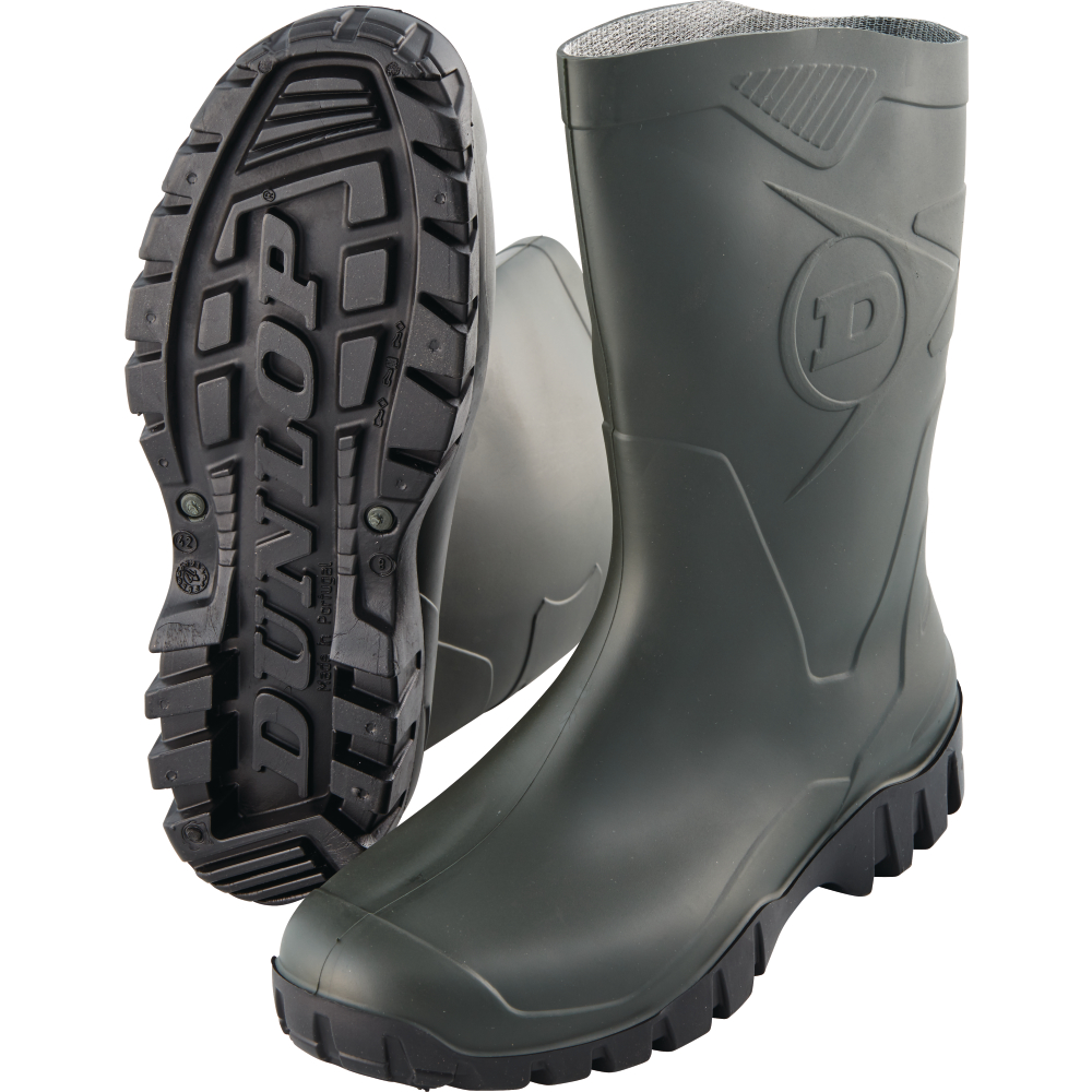 Dunlop Kurzstiefel Dee grün,schwarz Gr.47