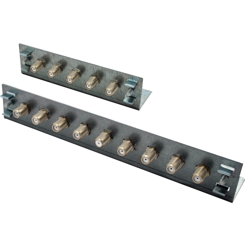 Erdungswinkel QEW00909 9-fach mit F-Doppelbuchse