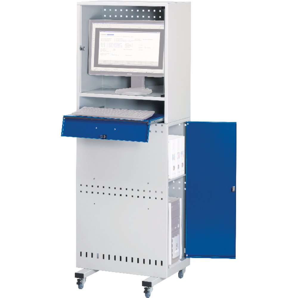 Computer-Station SlimLineModell 1, 650x350x1700