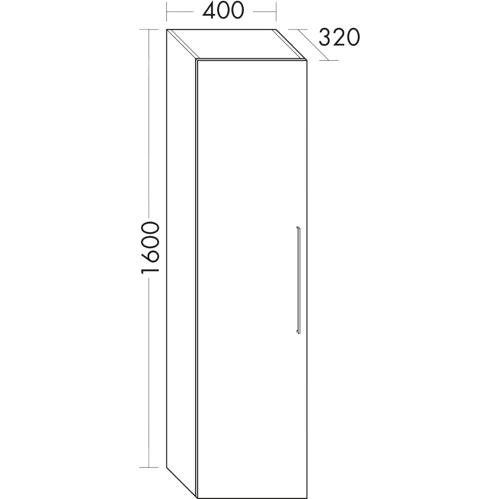 Hochschrank FORMAT Design HSAY