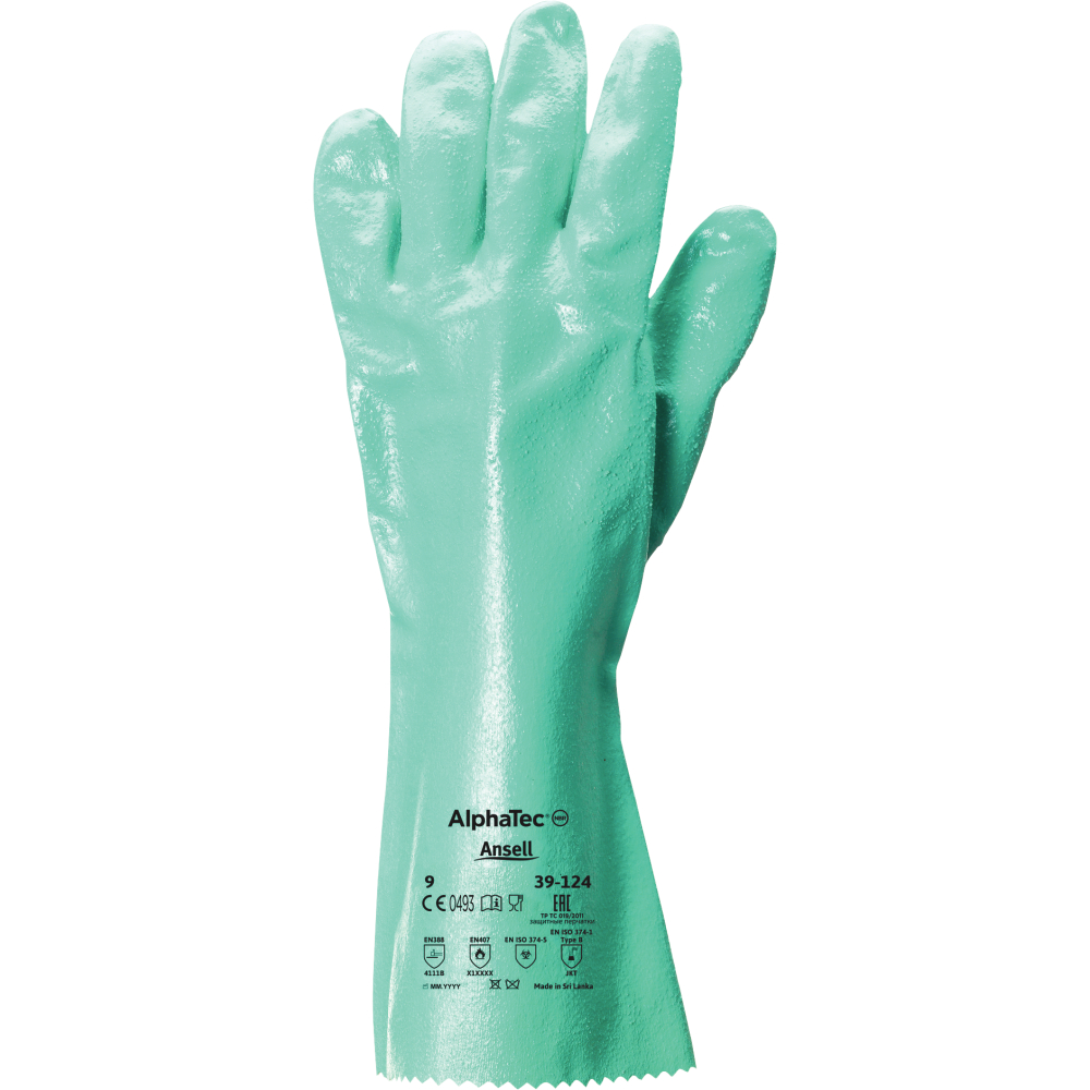 Ansell Chemikalienschutzhandschuh AlphaTec® 39-124 grün Gr.10