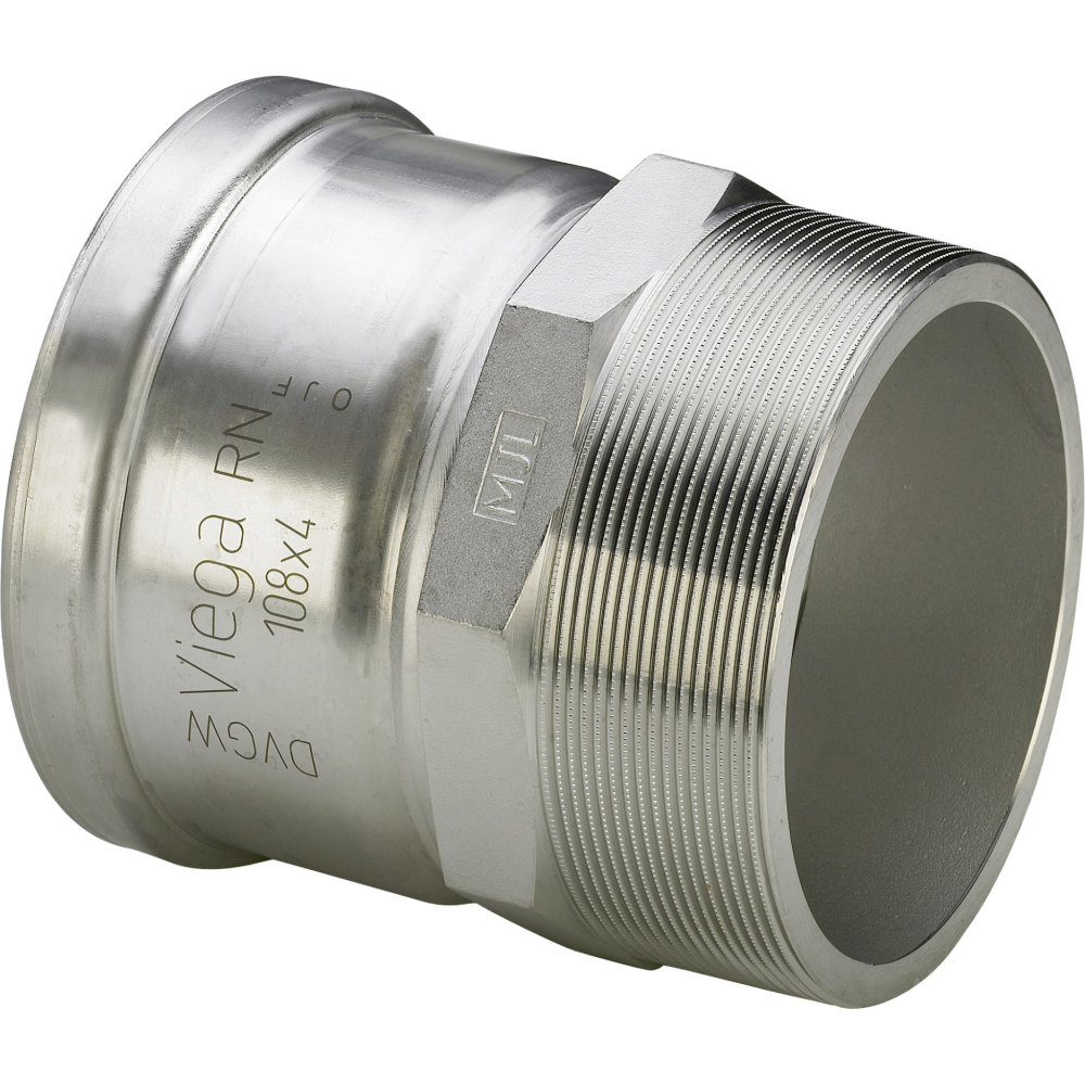 Viega Sanpress Inox XL Übergangsstück 2311XL d 64,0 mm x AG 2\ Edelstahl"