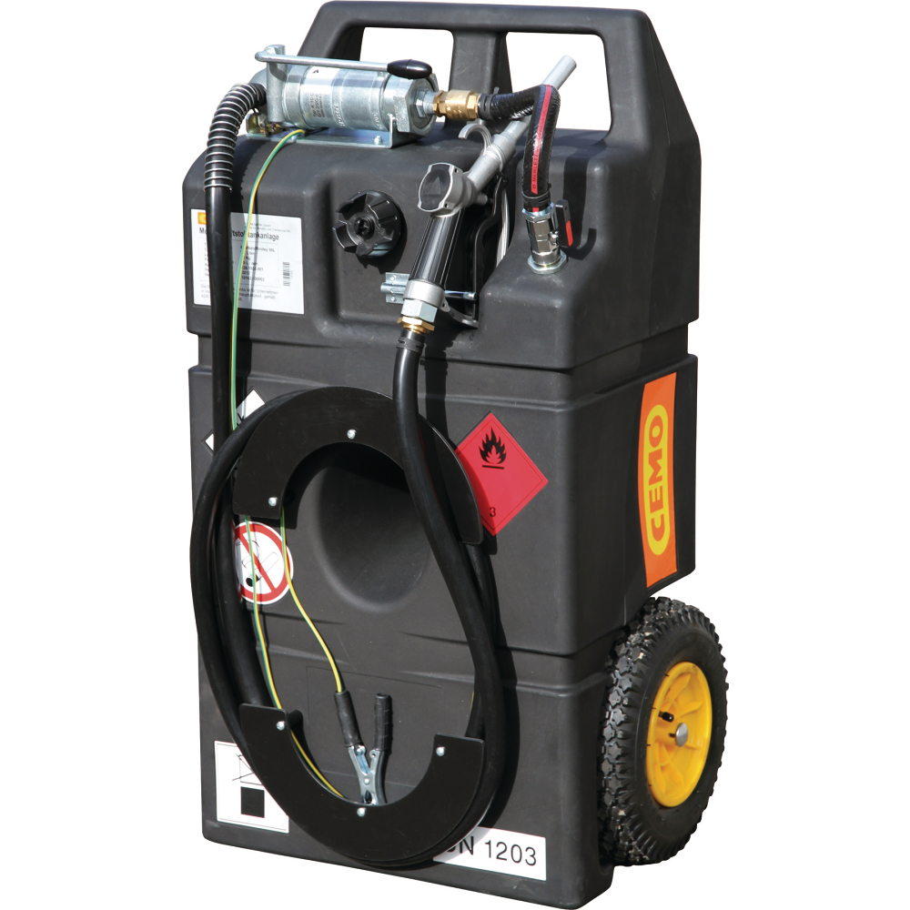 Kraftstofftrolley Ex0 95l mit E-Pumpe 12V und AZV