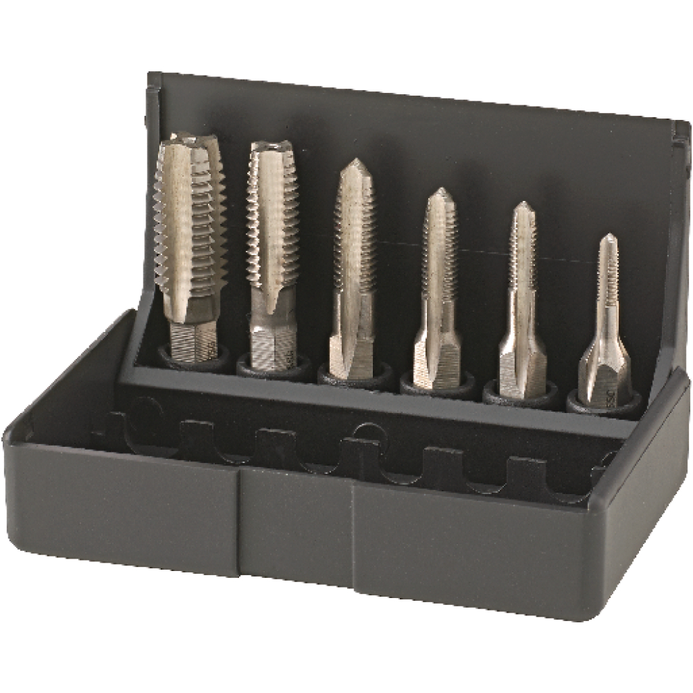 VÖLKEL Gewindebohrer-Bit-Satz HexTap S HSSG M3-M10