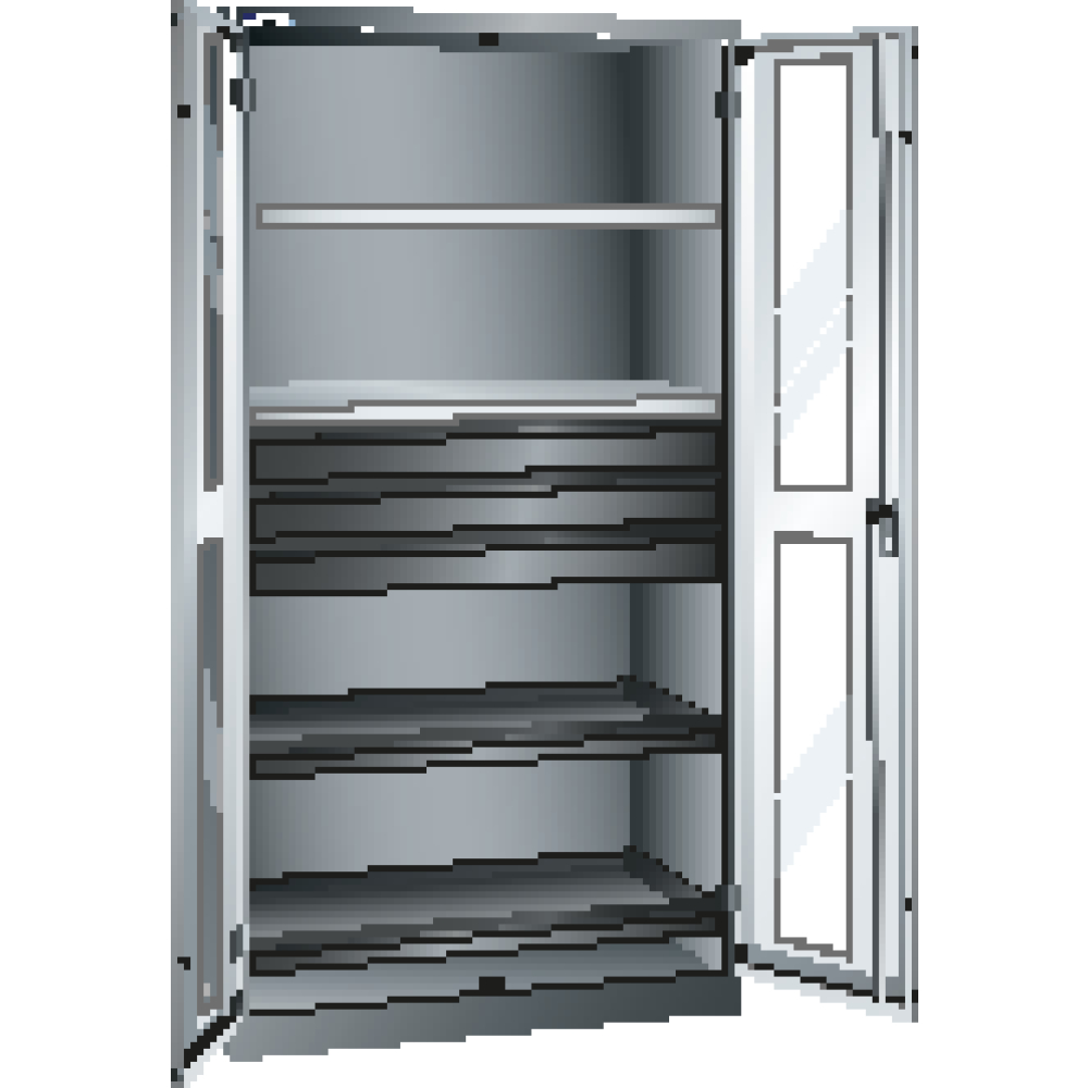 Flügeltürschrank 7035 1950x1000x580mm