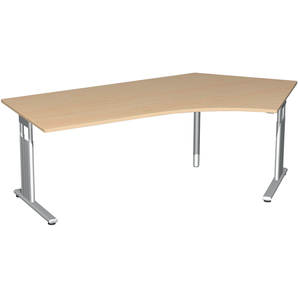 PC-Schreibtisch 135G r Bu 2166x800/1130,680-820
