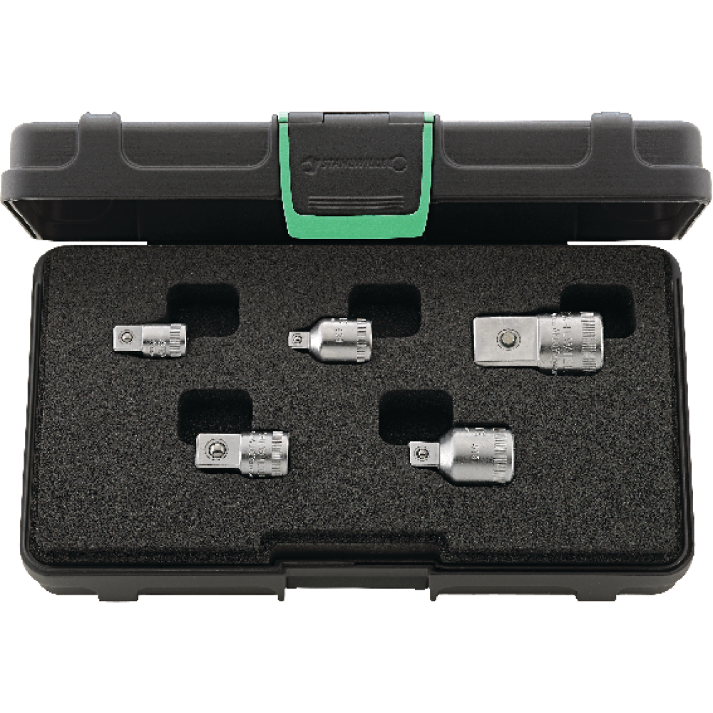 Vergrößerungsstück-/ Reduzierstück-Satz 1/4" - 3/4" 5-teilig Stahlwille