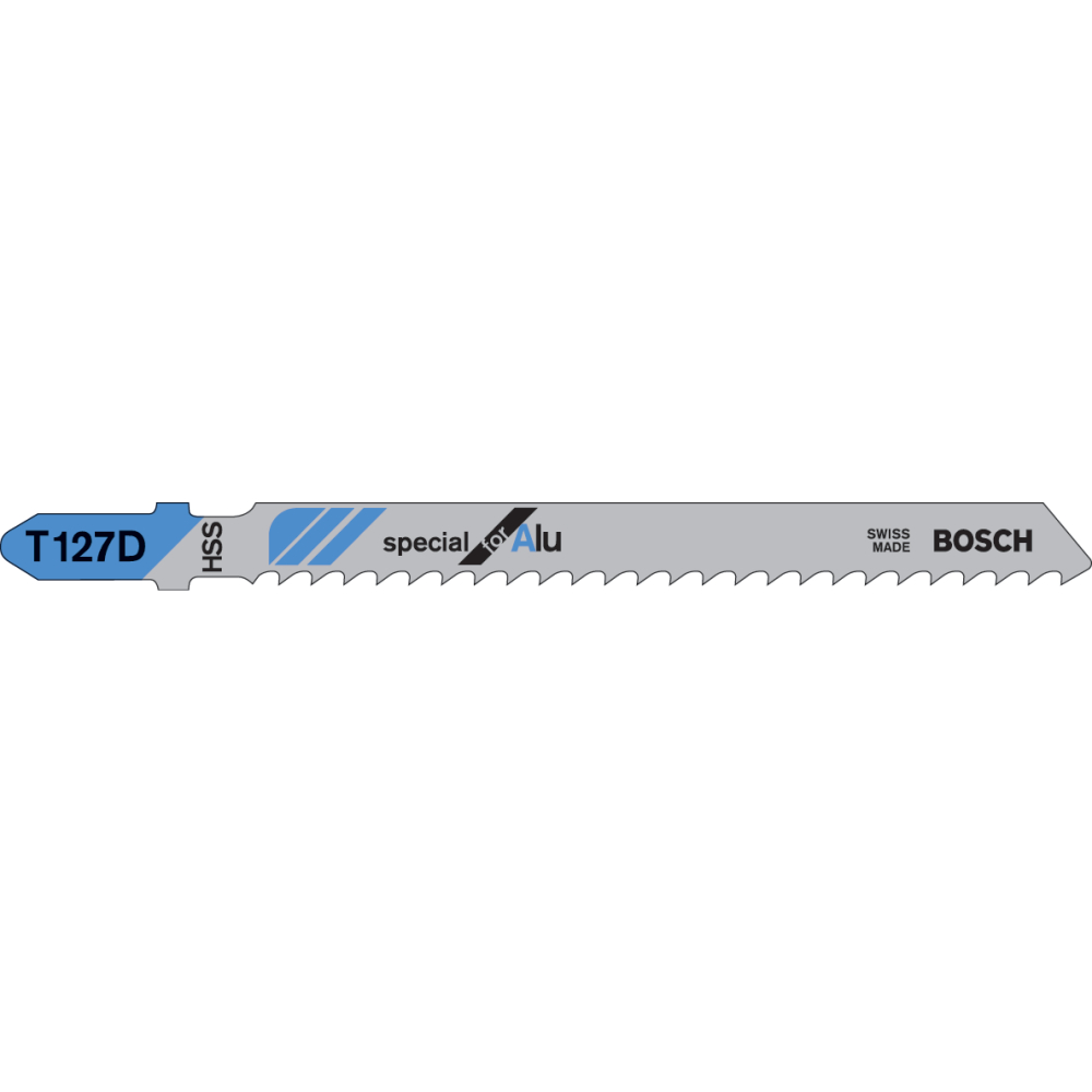 Bosch Stichsägeblatt T 127 D PRO Alu 5 Sägeblätter