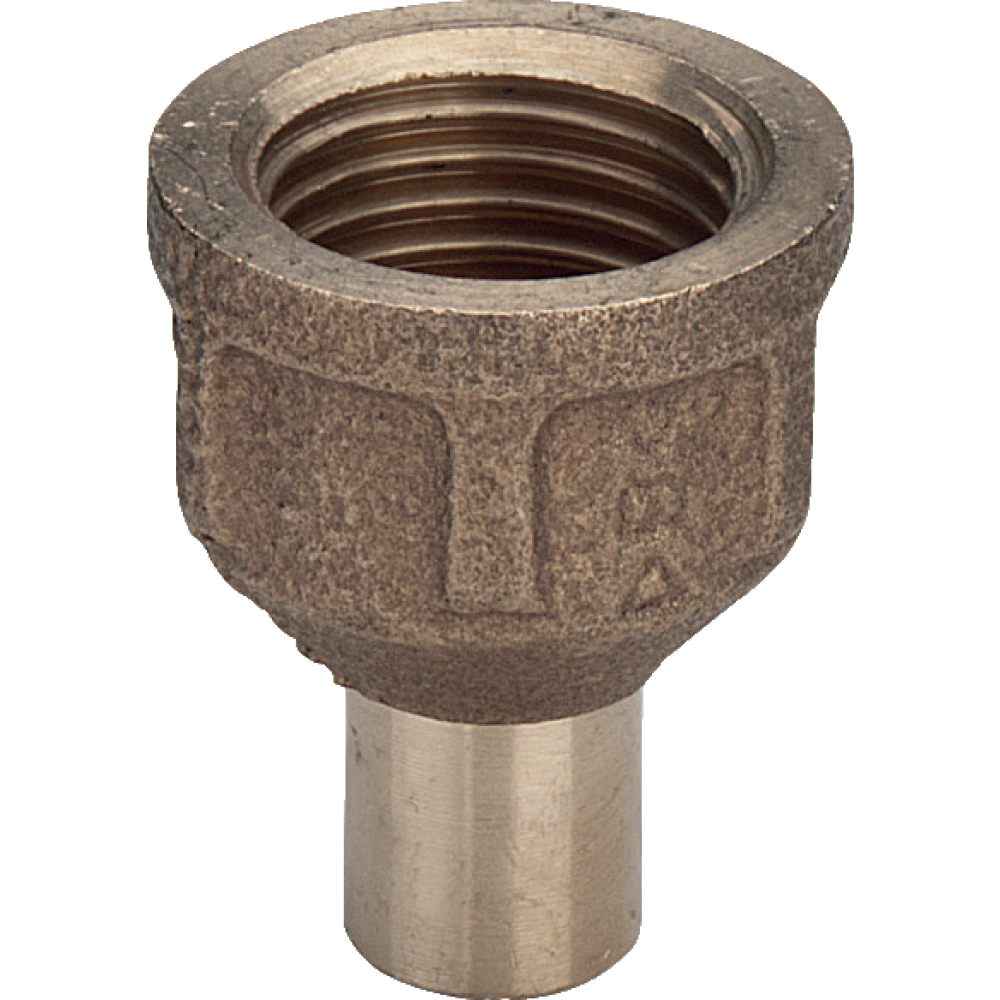 Viega Übergangsmuffe 94246G 22mm x Rp1/2", Rotguss