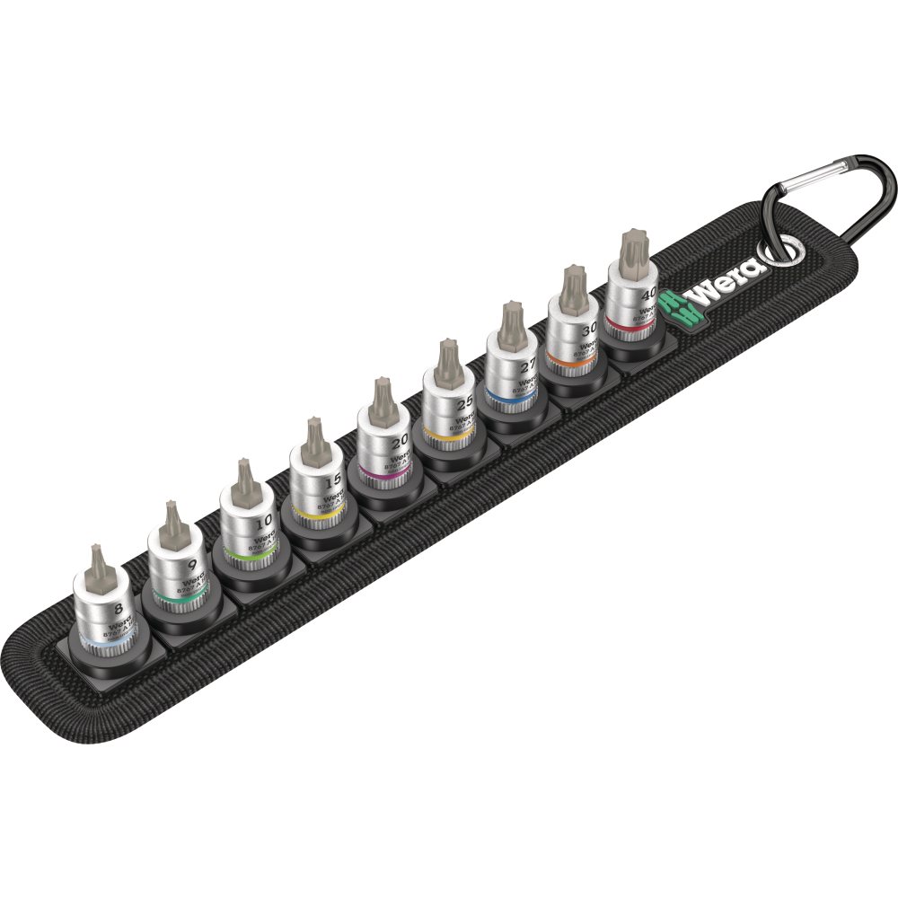 Schraubendrehereinsatz- Satz mit Haltefunktion 1/4" TX-HF8-40x28mm