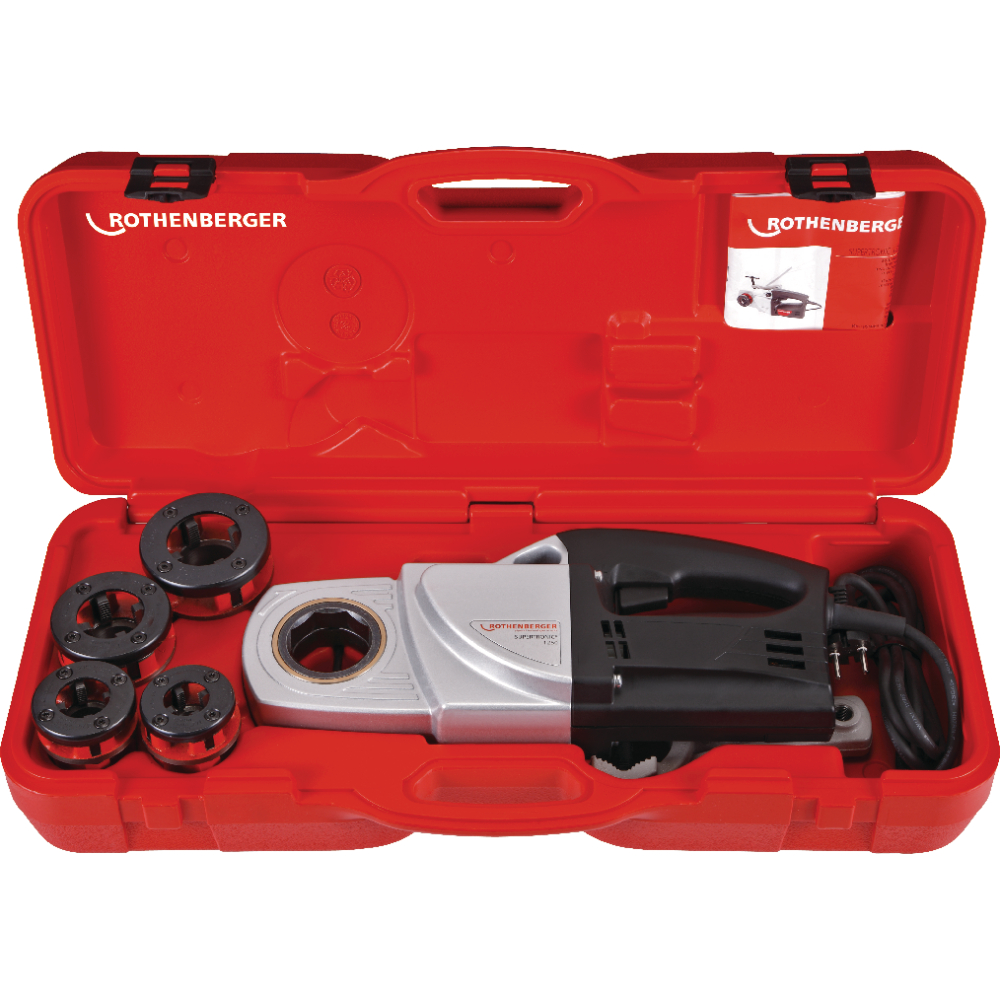 Rothenberger Gewindeschneidkluppen- Garnitur SUPERTRONIC® 1250, elektrisch