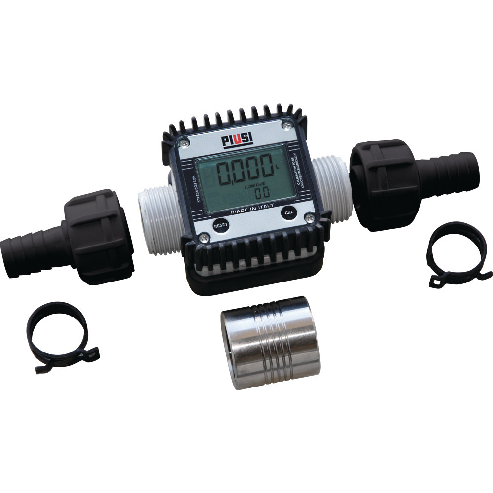 Zähler K24 Adblue für Schlauch mit Tüllen und Schellen