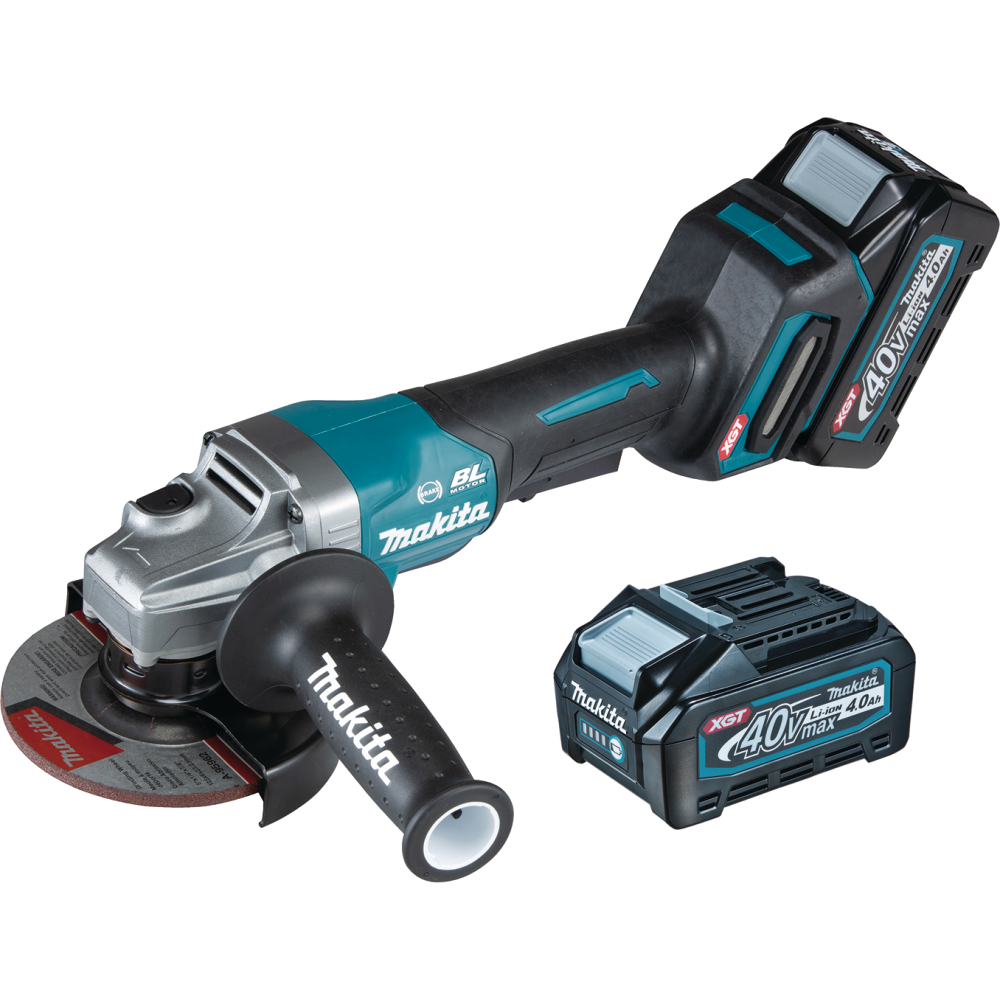 Makita Akku-Winkelschleifer GA013GM201 40V 2x4Ah125mm