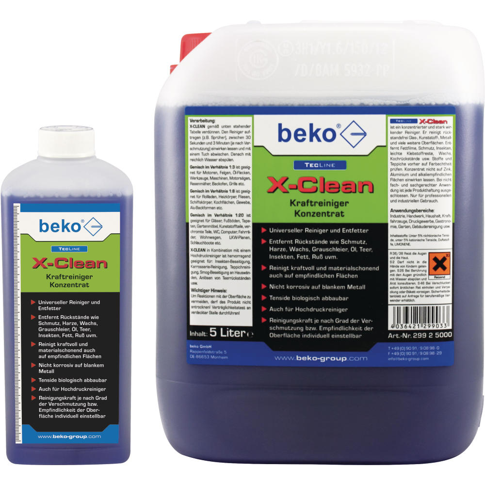 beko Reinigungskonzentrat X-Clean 1000ml
