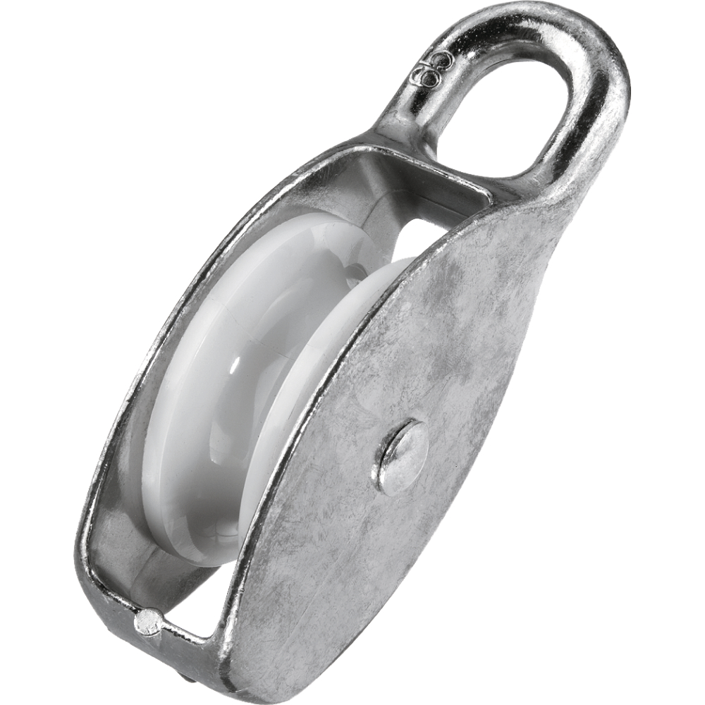 Rollenblock 30mm verz. für Seil 8mm