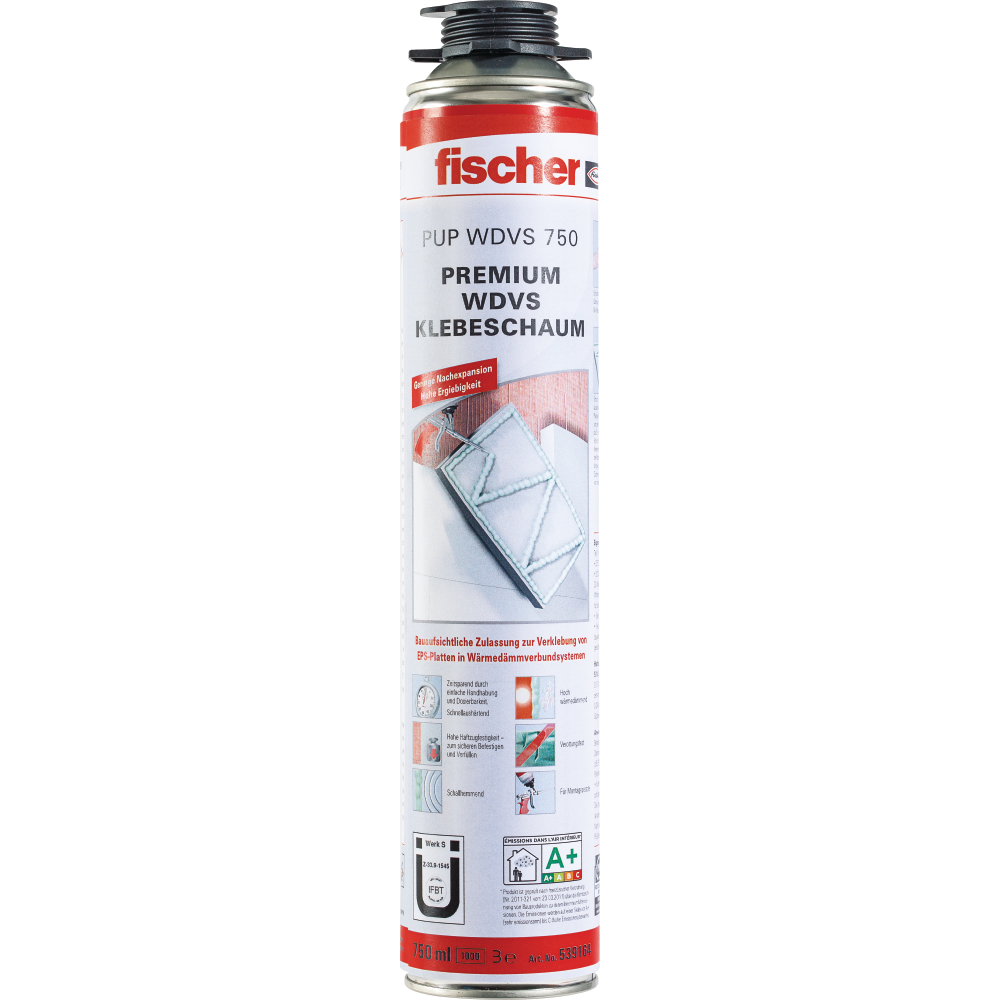 fischer Klebeschaum PUP WDVS 750 für WDV-Systeme ca. 12m²