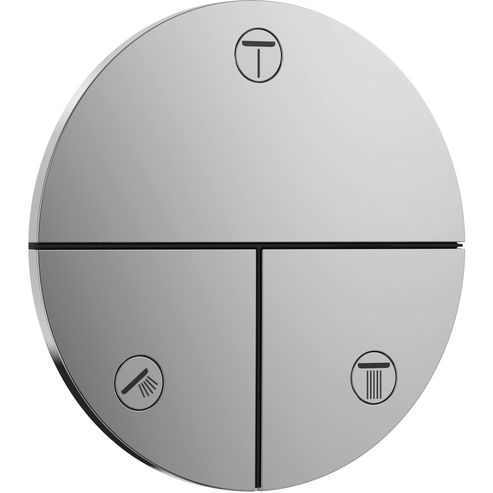 Absperrventil ShowerSelect Comfort S Fertigset 3 Verbraucher chrom