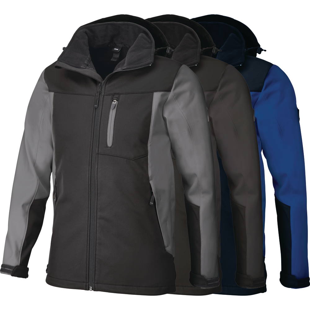 FHB Softshelljacke JANNIK anthrazit-schwarz Gr.L