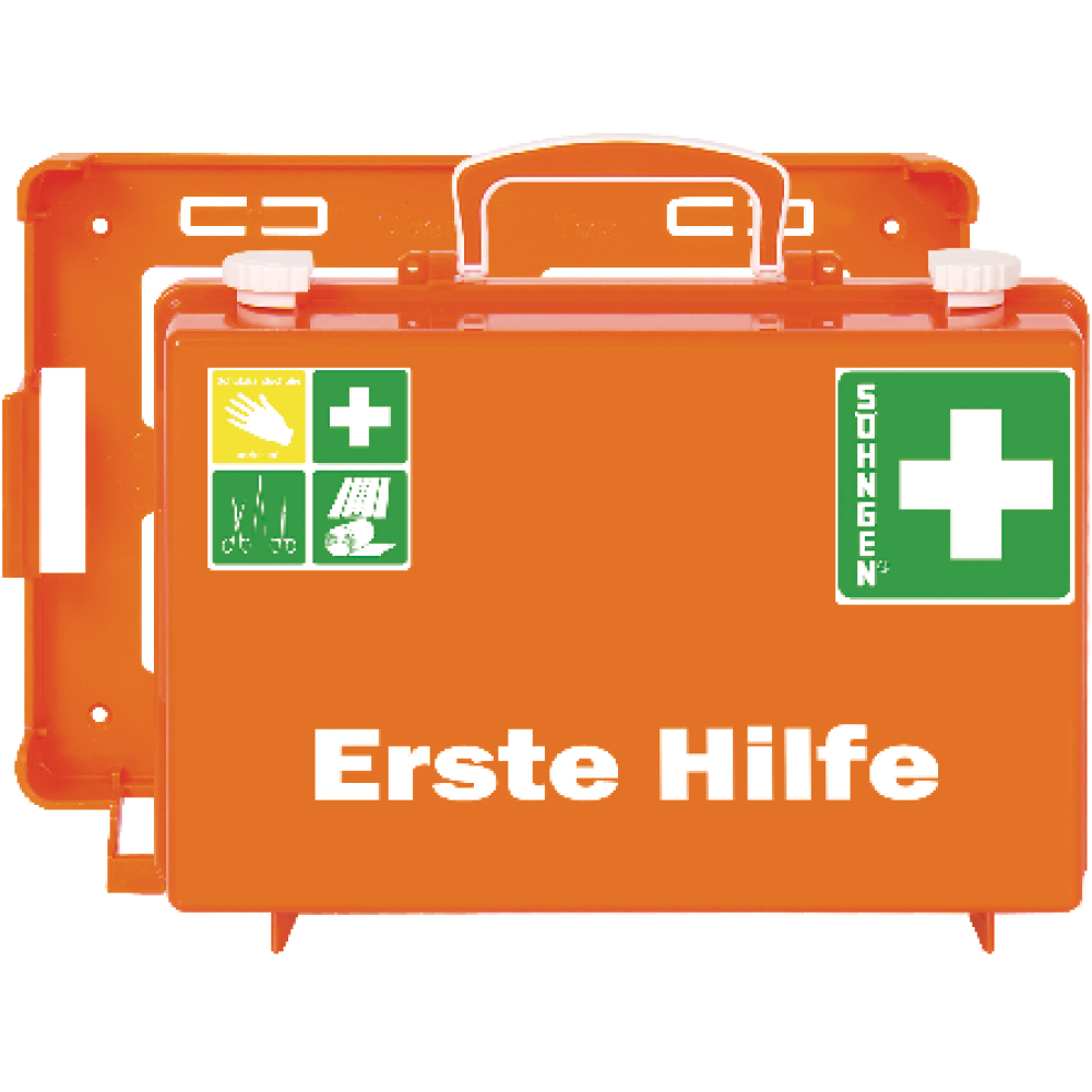 Söhngen Erste-Hilfe-Koffer SN-CD orange mit Füllung Standard ERW