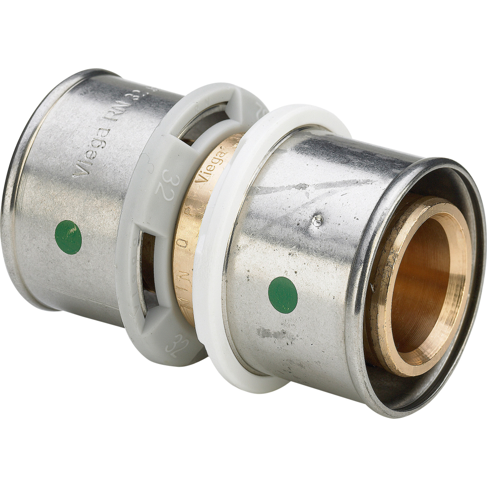 Viega Übergangskupplung Sanfix P 2115.9 in 32mm Rotguss