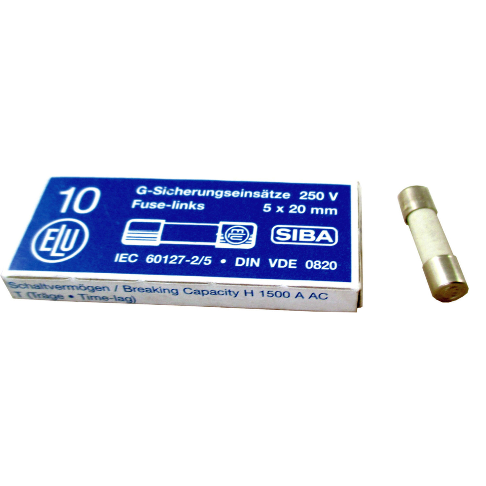 Wolf Feinsicherung 500mA Träge 250V 5x20mm, für BWL-1 ab 05/2010