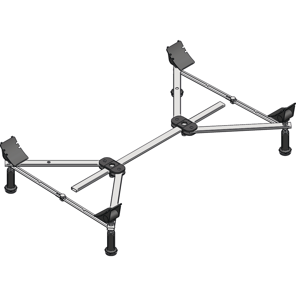 Stahl-Badewannenfuß FORMAT Tec bis 1800x800mm