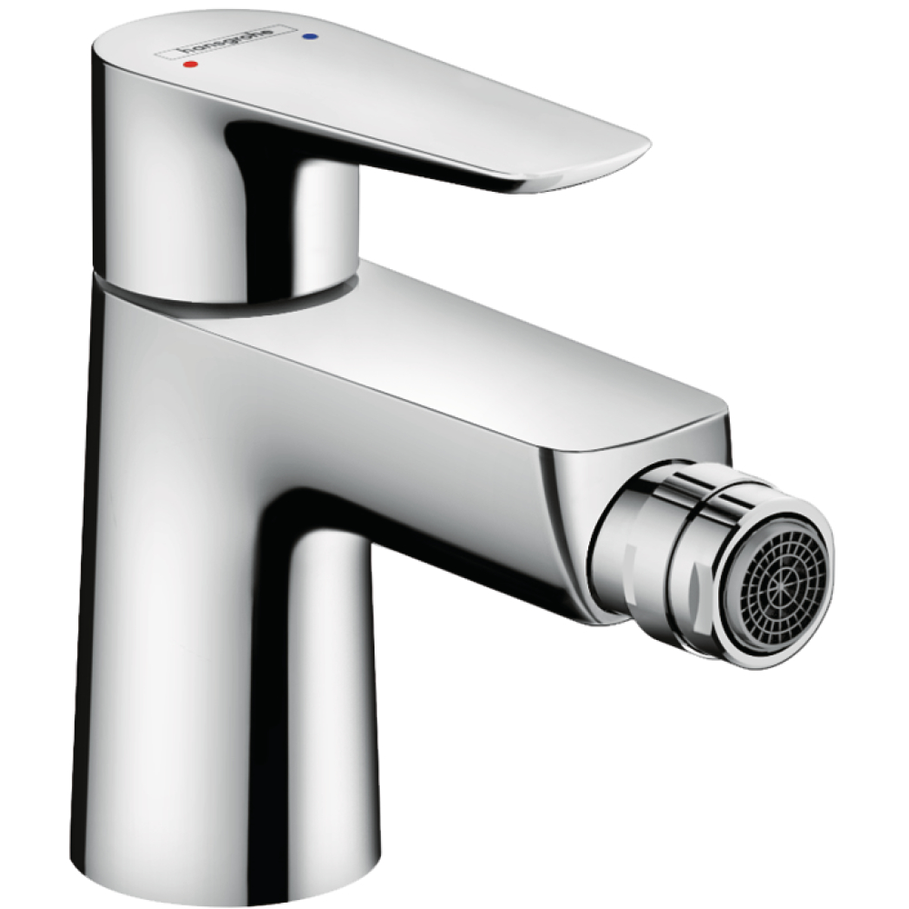 Bidetarmatur chrom Talis E mit Push-Open
