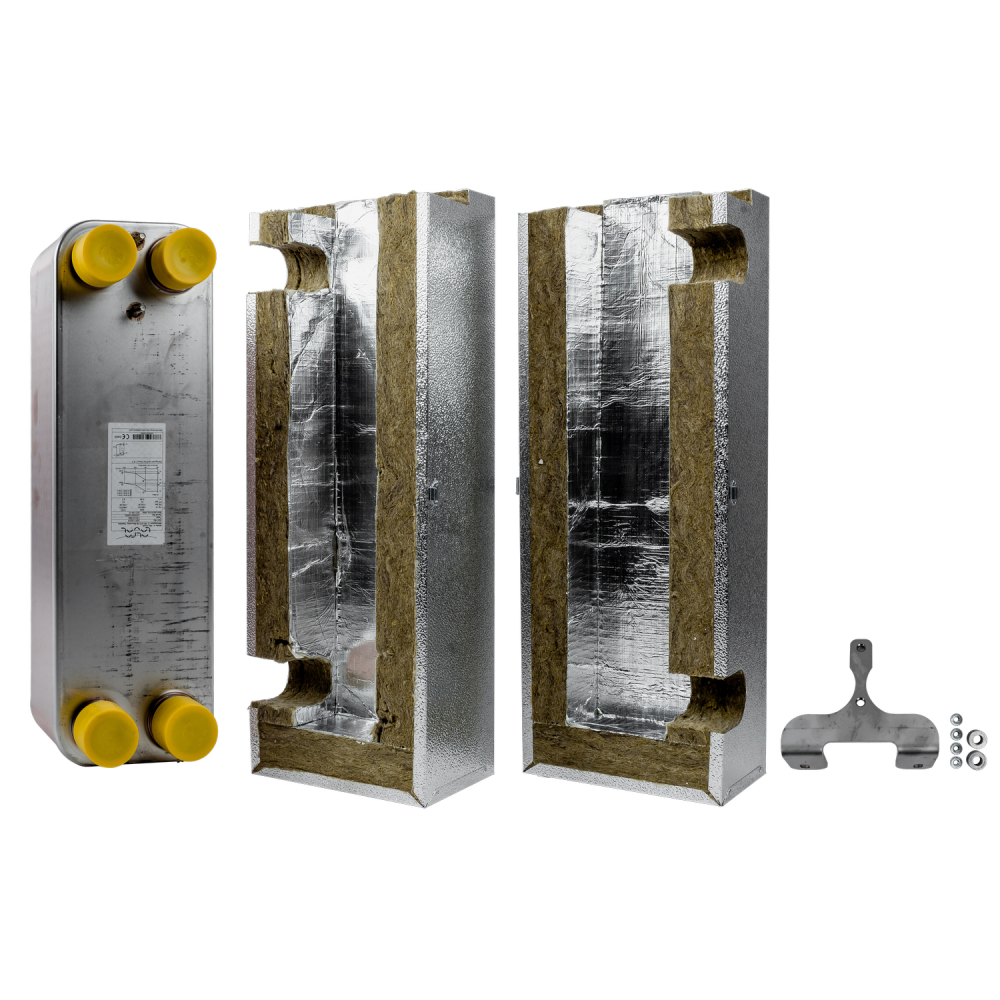 Wolf Plattenwärmetauscher 200 kW - 2" Typ: SL78-70 Platten